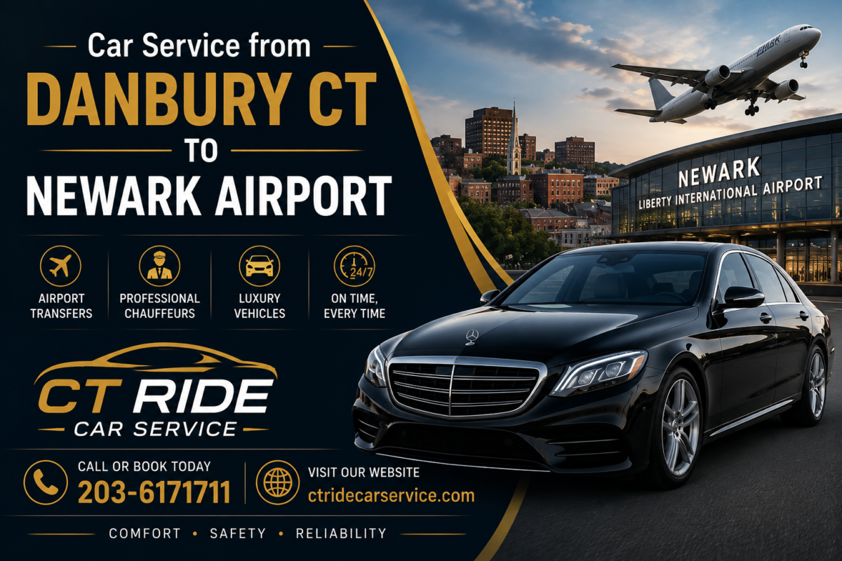 Danbury CT to Newark airport