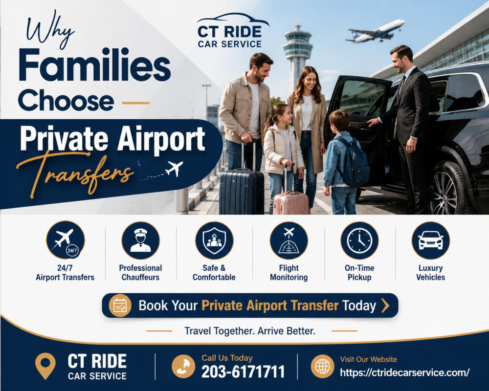 family airport transportation CT