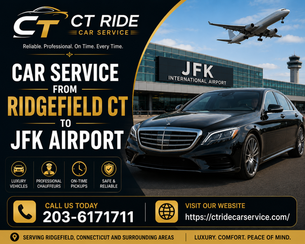 Ridgefield CT airport transportation