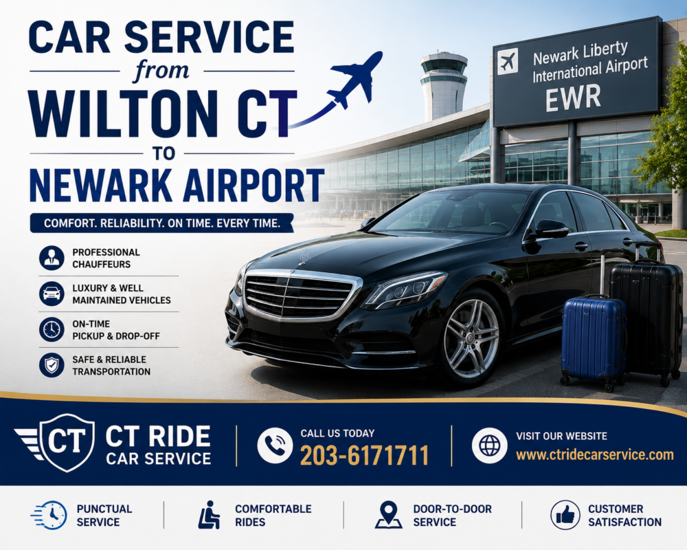 Wilton CT to Newark Airport