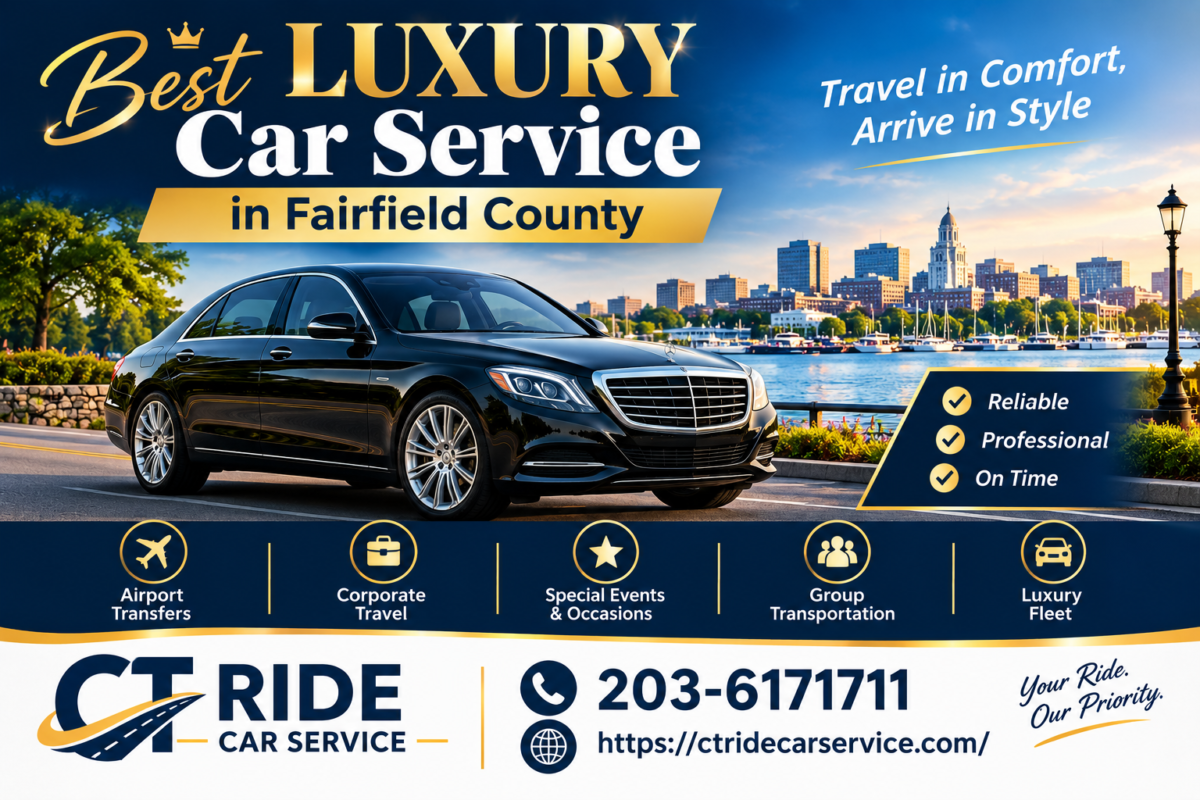 luxury car service Fairfield County